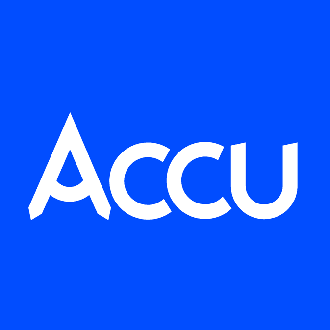 Logo for Accu sponsor